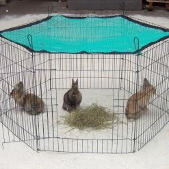 Freigehege Grün Mit Tür 60 X 63cm 6tlg.