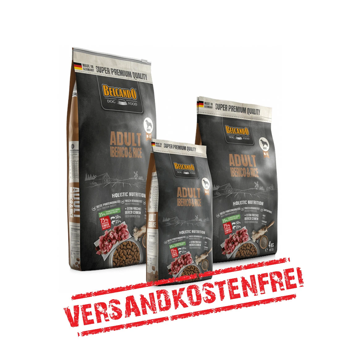 Belcando Adult Iberico & Rice 2er-Pack 25kg 1 Belcando Adult Iberico & Rice 2er-Pack 25kg